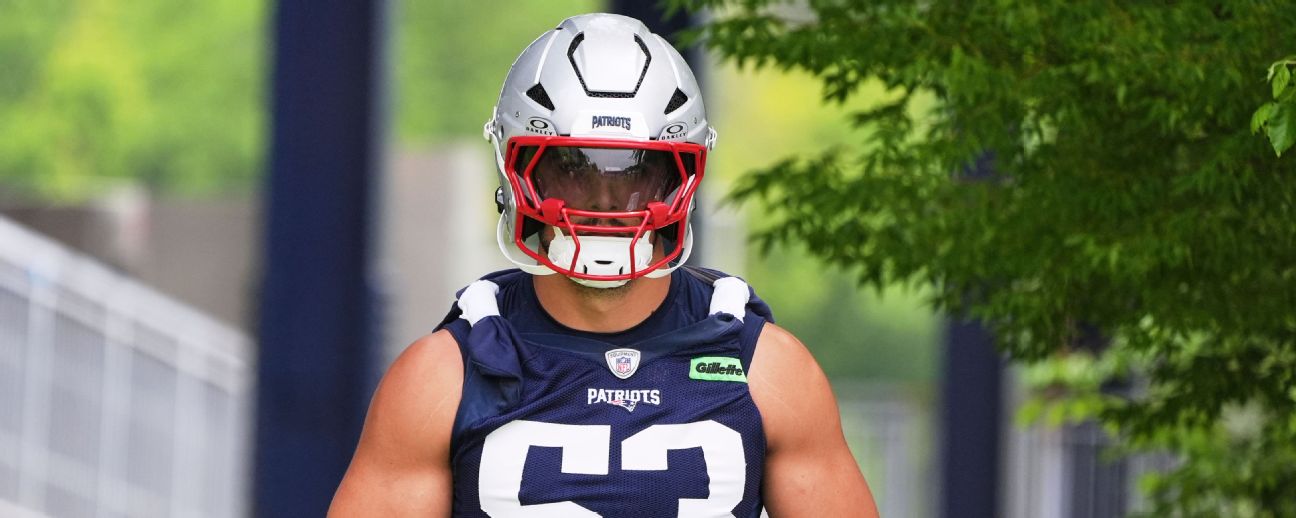 [NFL Nation: New England Patriots] – Patriots LB Christian Elliss continues push for starting role after transformative offseason